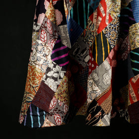 Tukdi Kaam Patchwork Cotton Wrap Around Skirt 13