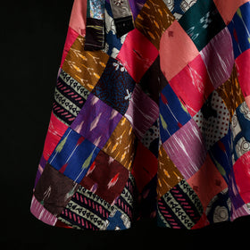 Tukdi Kaam Patchwork Cotton Wrap Around Skirt 14