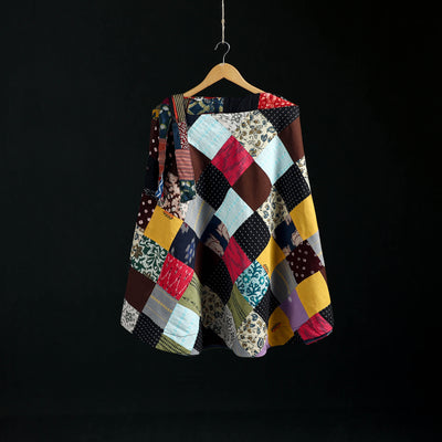 Tukdi Kaam Patchwork Cotton Wrap Around Skirt 15
