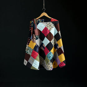 Tukdi Kaam Patchwork Cotton Wrap Around Skirt 15