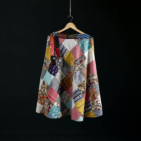 Tukdi Kaam Patchwork Cotton Wrap Around Skirt 16