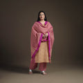 Jacquard Woven Cotton Straight Kurta with Palazzo & Dupatta Suit Set for Women 07