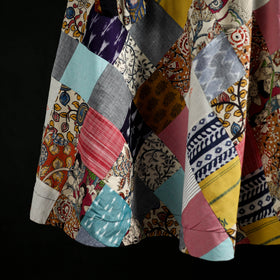 Tukdi Kaam Patchwork Cotton Wrap Around Skirt 16