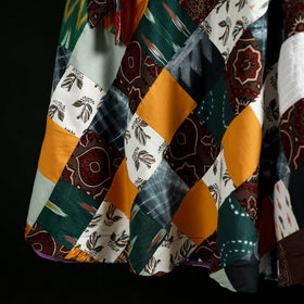 Tukdi Kaam Patchwork Cotton Wrap Around Skirt 17