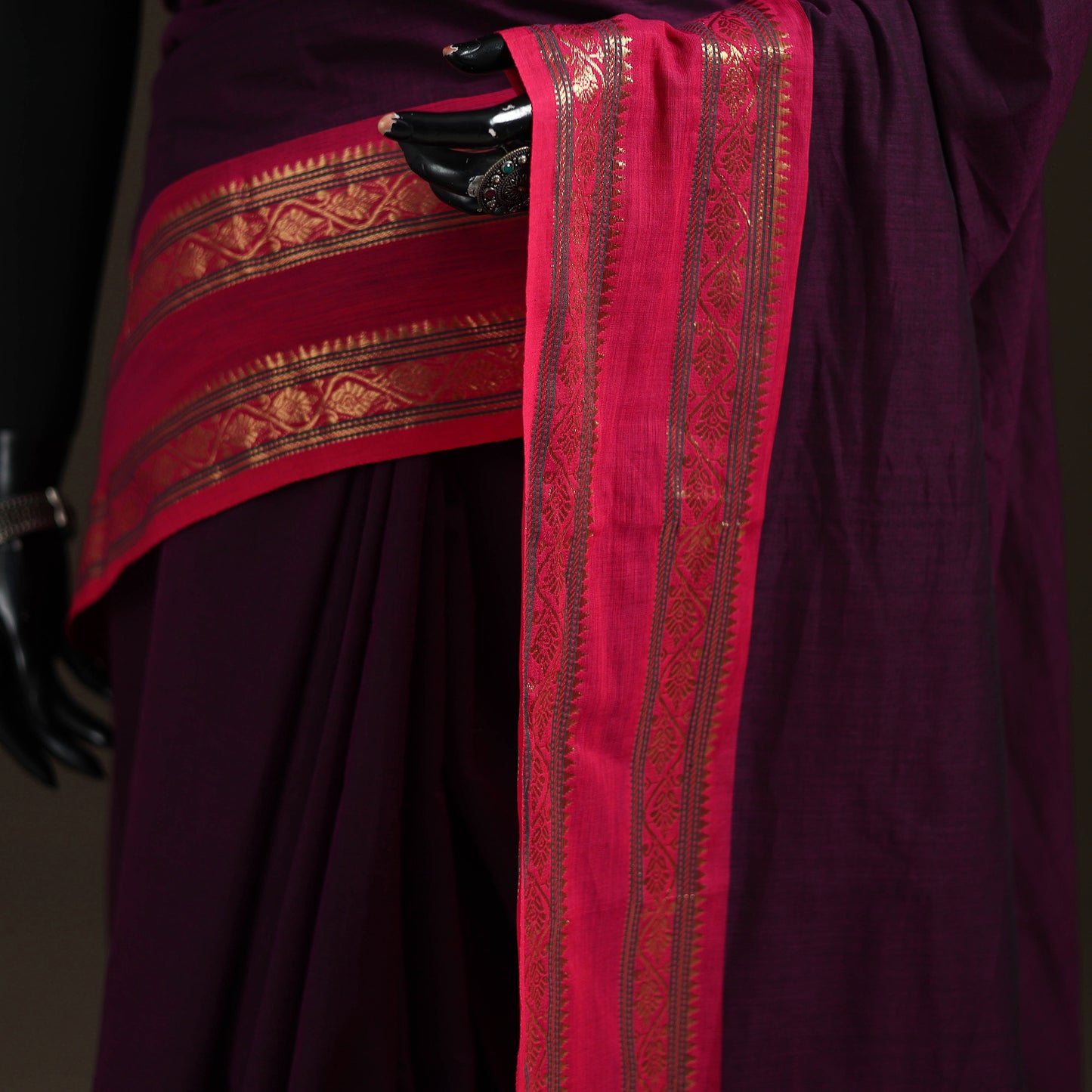 Chettinad Woven Cotton Saree with Border 26