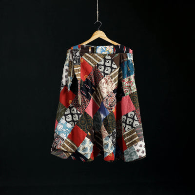 Tukdi Kaam Patchwork Cotton Wrap Around Skirt 18