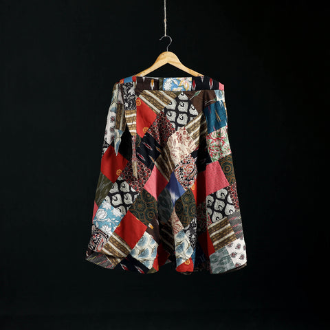 Tukdi Kaam Patchwork Cotton Wrap Around Skirt 18