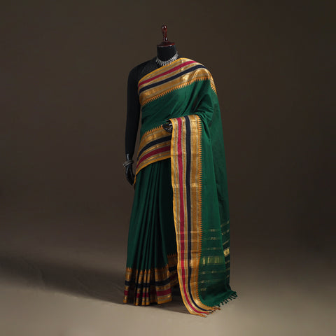 Chettinad Woven Cotton Saree with Border 27