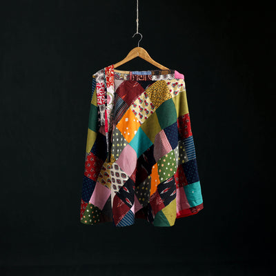 Tukdi Kaam Patchwork Cotton Wrap Around Skirt 19