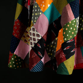 Tukdi Kaam Patchwork Cotton Wrap Around Skirt 19