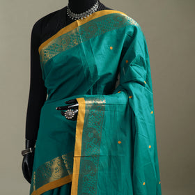 Green - Kanchipuram Buti Cotton Saree with Border 65