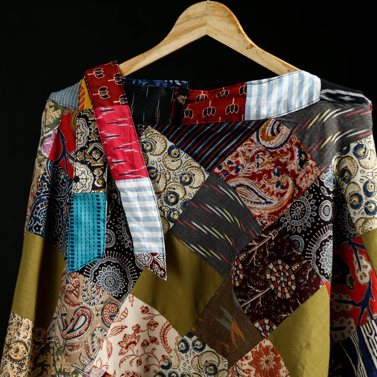 Tukdi Kaam Patchwork Cotton Wrap Around Skirt 20
