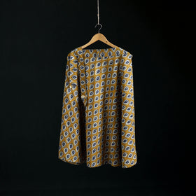Bagru Hand Block Print Natural Dyed Cotton Wrap Around Skirt 22