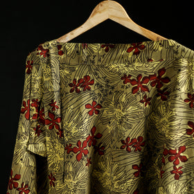 Bagru Hand Block Print Natural Dyed Cotton Wrap Around Skirt 23