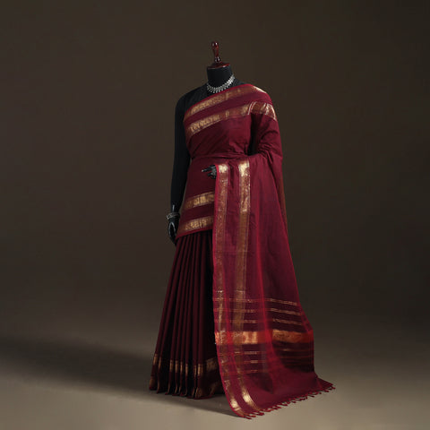 Chettinad Woven Cotton Saree with Border 32