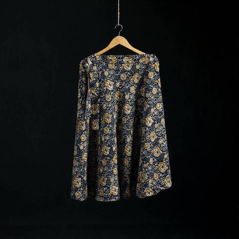 Bagru Hand Block Print Natural Dyed Cotton Wrap Around Skirt 26