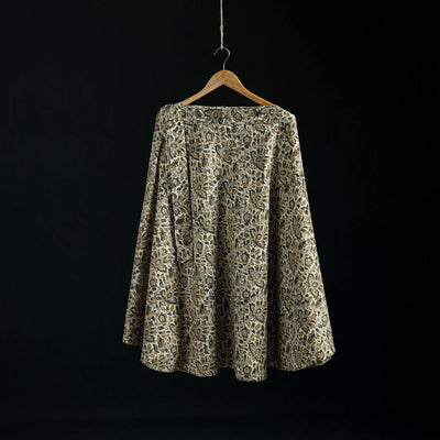 Bagru Hand Block Print Natural Dyed Cotton Wrap Around Skirt 27