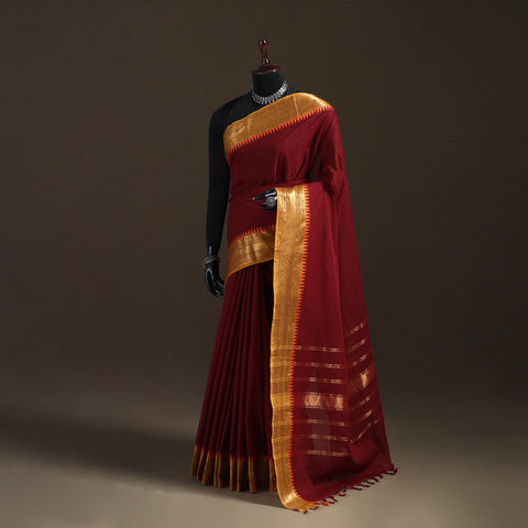 Chettinad Woven Cotton Saree with Border 34