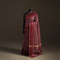 Peach - Chettinad Woven Cotton Saree with Border 35