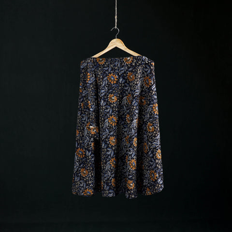 Bagru Hand Block Print Natural Dyed Cotton Wrap Around Skirt 31