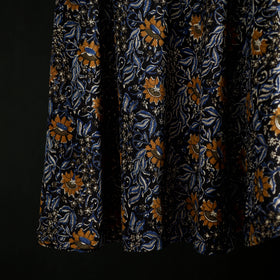 Bagru Hand Block Print Natural Dyed Cotton Wrap Around Skirt 31