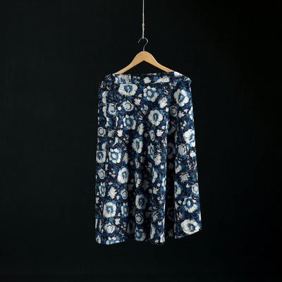 Bagru Hand Block Print Natural Dyed Cotton Wrap Around Skirt 32