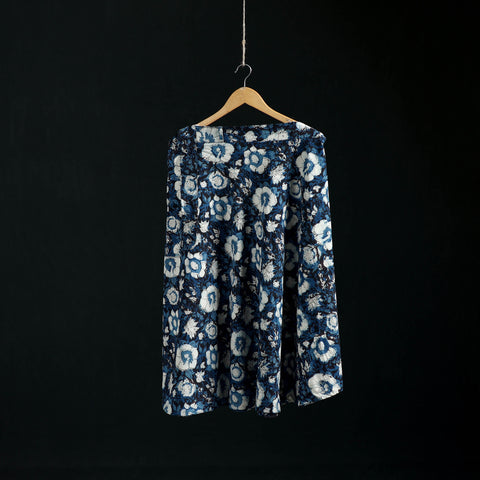 Bagru Hand Block Print Natural Dyed Cotton Wrap Around Skirt 32