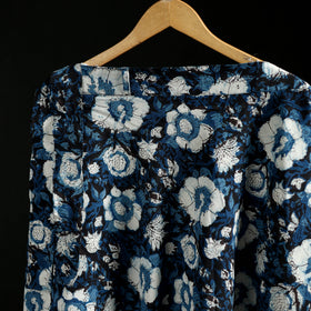 Bagru Hand Block Print Natural Dyed Cotton Wrap Around Skirt 32