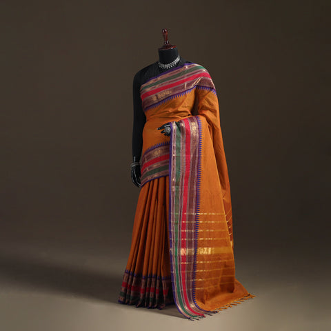 Chettinad Woven Cotton Saree with Border 37
