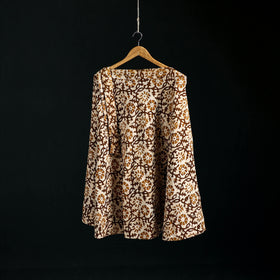 Hand Block Batik Print Cotton Wrap Around Skirt 33