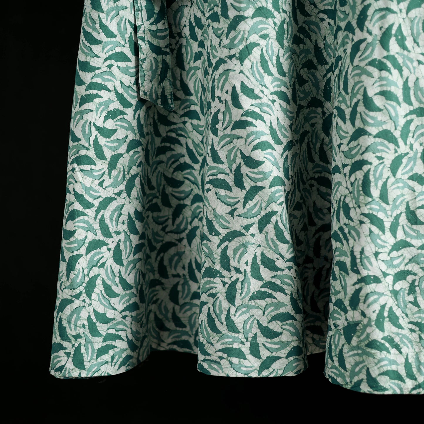 Hand Block Batik Print Cotton Wrap Around Skirt 34