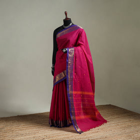 Pink - Kanchipuram Buti Cotton Saree with Border 75
