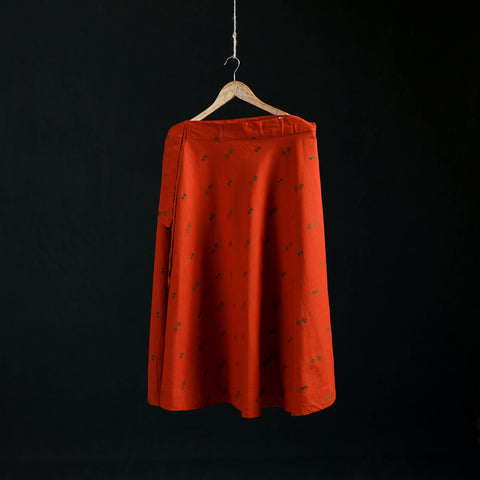 Jacquard Weave Cotton Wrap Around Skirt 36