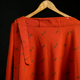 Jacquard Weave Cotton Wrap Around Skirt 36