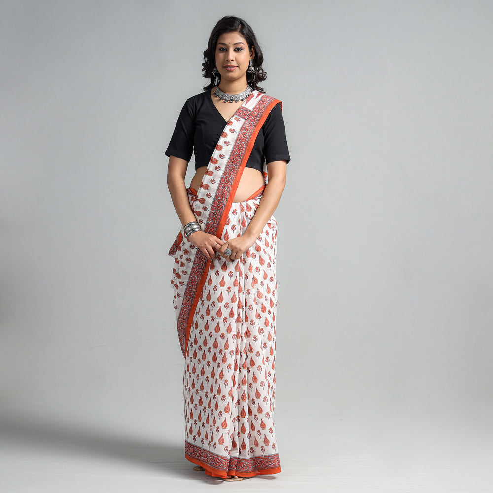 Sanganeri Printed Saree
