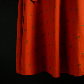 Jacquard Weave Cotton Wrap Around Skirt 36