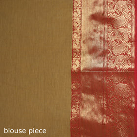 Yellow - Chettinad Woven Cotton Saree with Border 39