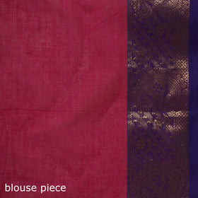 Pink - Kanchipuram Buti Cotton Saree with Border 75