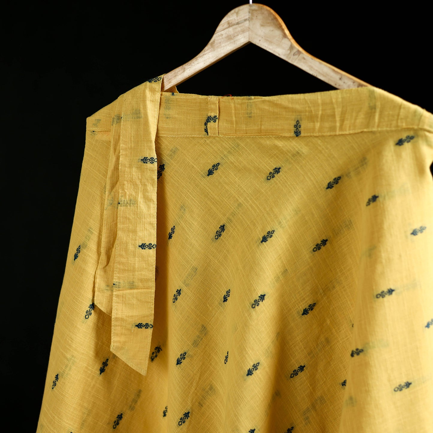 Jacquard Weave Cotton Wrap Around Skirt 37