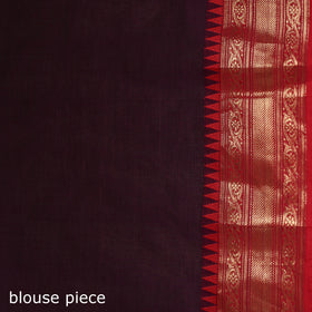 Purple - Chettinad Woven Cotton Saree with Border 40