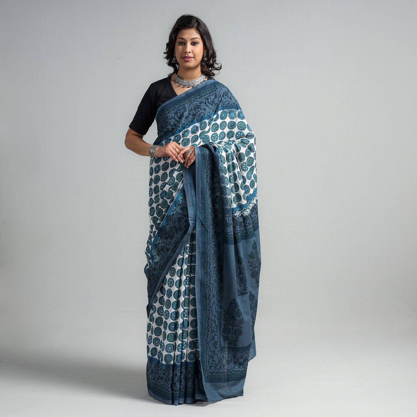 Sanganeri Printed Saree
