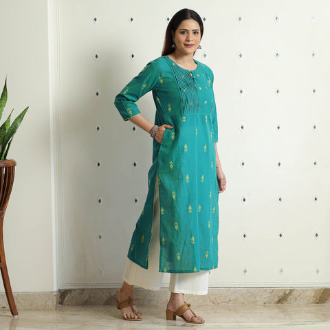 jacquard kurta