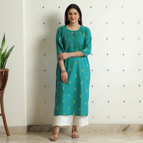 jacquard kurta