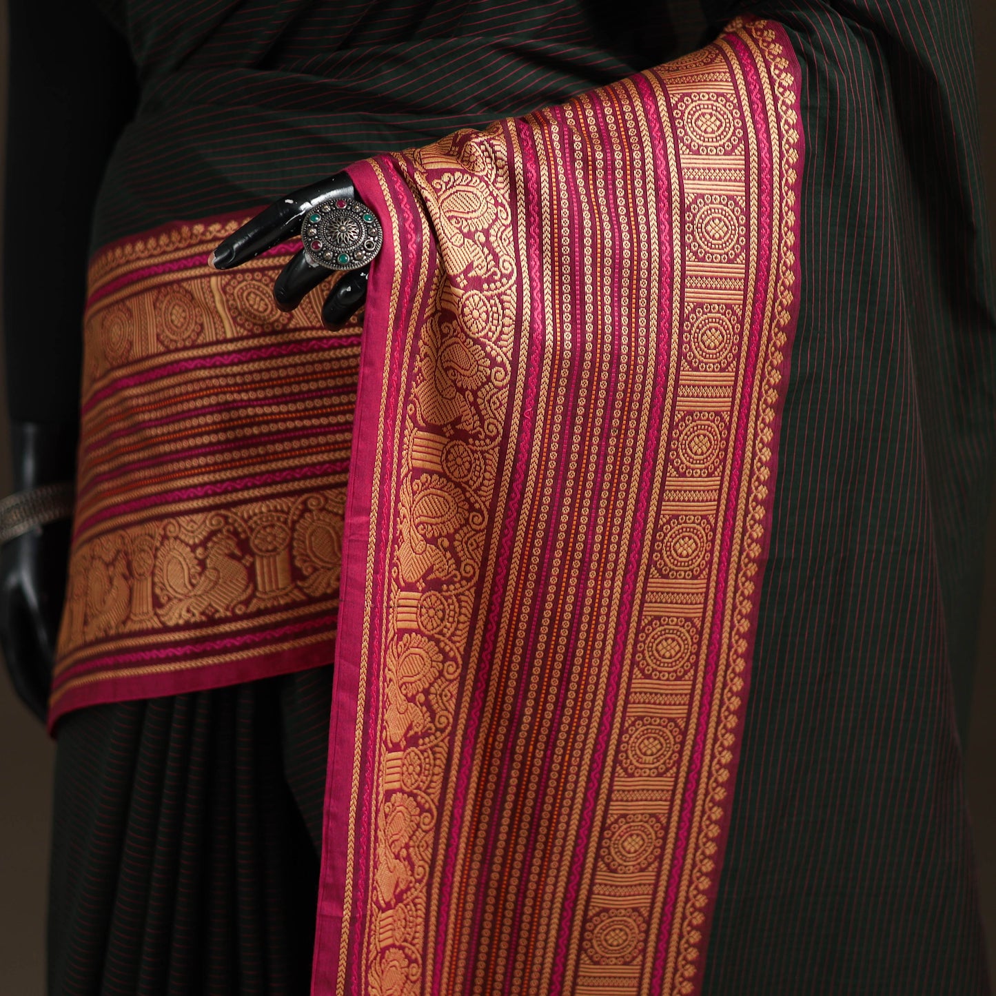 Chettinad Woven Cotton Saree with Border 44