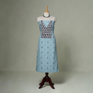 Jacquard Weave Cotton Patchwork Unstitched Kurta Material (2.5M) 39