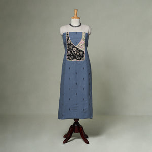 Jacquard Weave Cotton Patchwork Unstitched Kurta Material (2.5M) 40