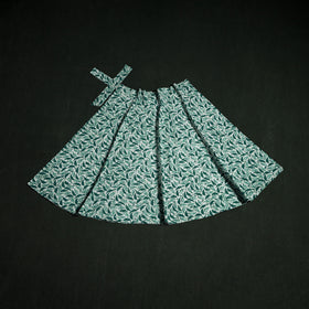 Hand Block Batik Print Cotton Wrap Around Skirt 34