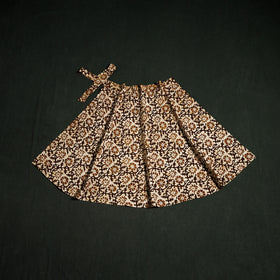 Hand Block Batik Print Cotton Wrap Around Skirt 33