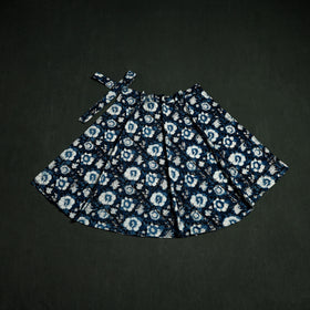Bagru Hand Block Print Natural Dyed Cotton Wrap Around Skirt 32