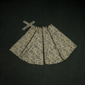 Bagru Hand Block Print Natural Dyed Cotton Wrap Around Skirt 27
